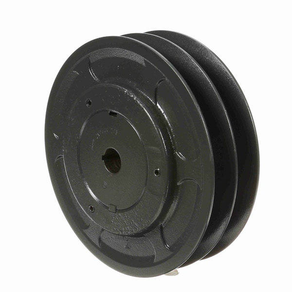 2 Groove Cast Iron Finish Bore Fhp Variable Pitch Sheave, 2VP84X7/8